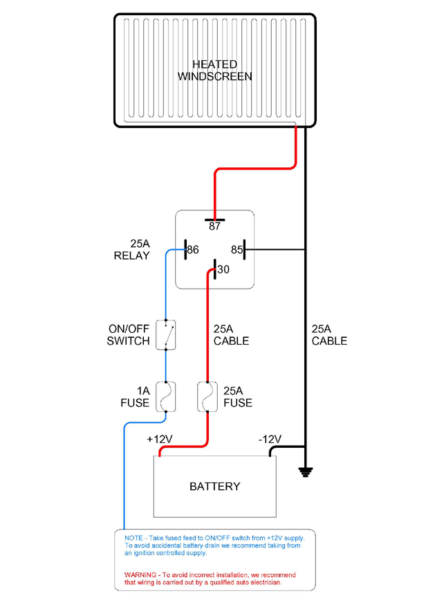 Windscreen Wiring Diagram